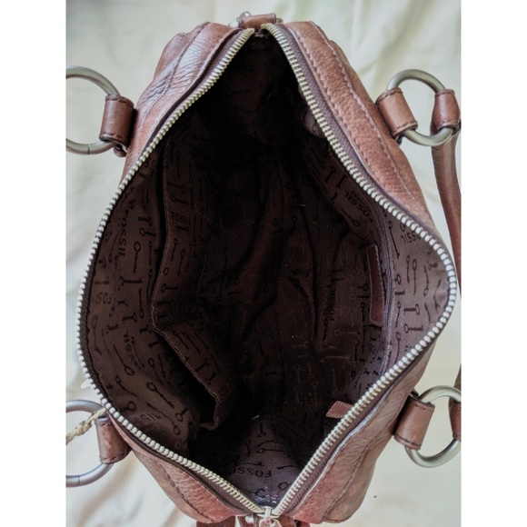 NWT Fossil Leather Bag - Picture 7 of 9